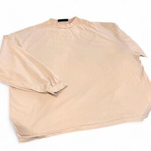 Fear of God ESSENTIALS Silver Cloud Long Sleeve T-Shirt relaxed fit Size XL